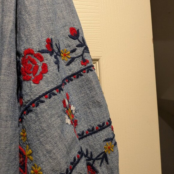Gap Embroidered Boho Blouse - Picture 9 of 10